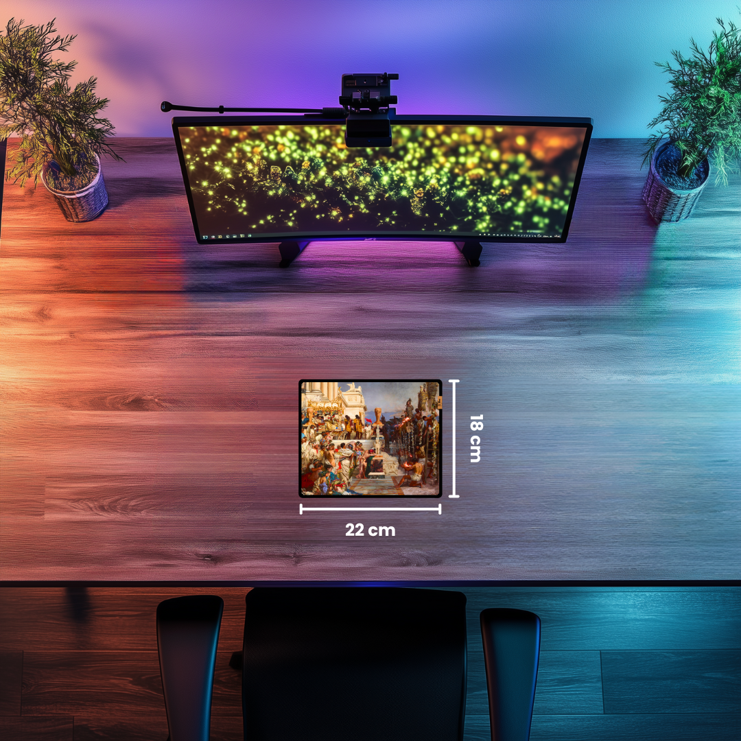 Nero'nun Meşaleleri  (Nero's Torches) - Henryk Siemiradzki - Mouse Pad & Masa Matı