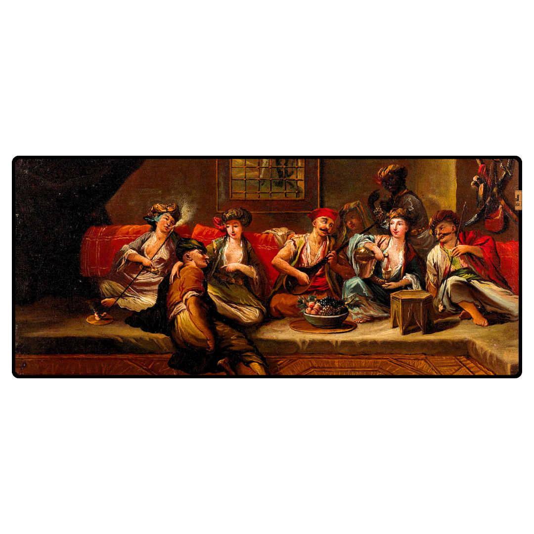 Osmanlı Donanması Deniz Piyadeleri (Marines of the Ottoman Navy) - The Vanmour School - Mouse Pad & Masa Matı