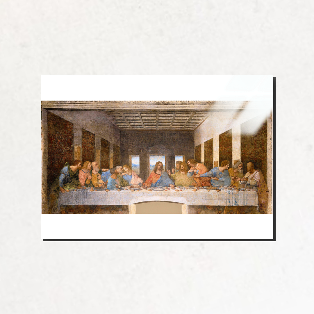 Son Akşam Yemeği (The Last Supper) - Leonardo da Vinci - Metal Poster & Tablo