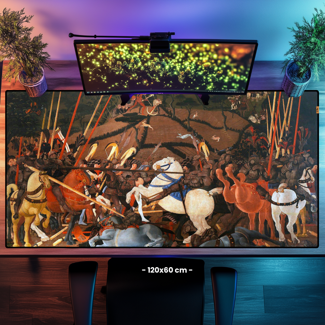 San Romano Savaşı (The Battle of San Romano) - Paolo Uccello - Mouse Pad & Masa Matı