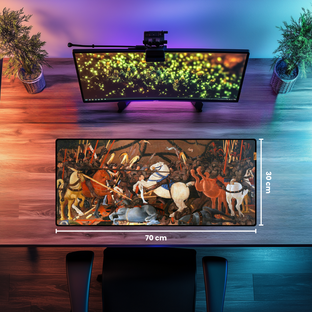 San Romano Savaşı (The Battle of San Romano) - Paolo Uccello - Mouse Pad & Masa Matı
