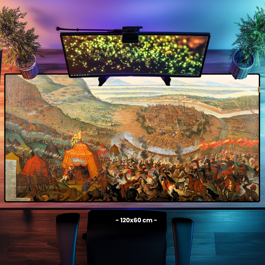 Viyana Kuşatması (The Relief of Vienna) - Frans Geffels - Mouse Pad & Masa Matı