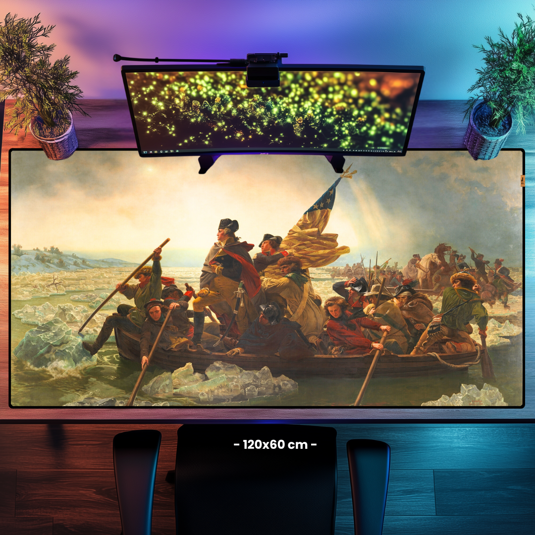 Washington'un Delaware Nehri'ni geçişi (Washington Crossing the Delaware) - Emanuel Leutze - Mouse Pad & Masa Matı