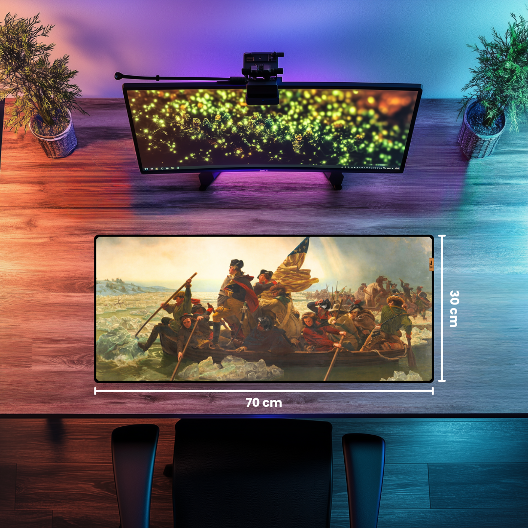 Washington'un Delaware Nehri'ni geçişi (Washington Crossing the Delaware) - Emanuel Leutze - Mouse Pad & Masa Matı