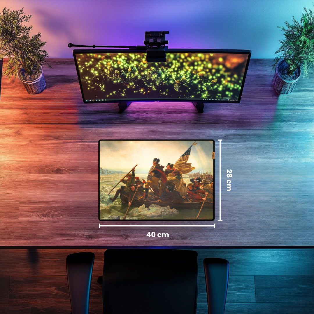 Washington'un Delaware Nehri'ni geçişi (Washington Crossing the Delaware) - Emanuel Leutze - Mouse Pad & Masa Matı